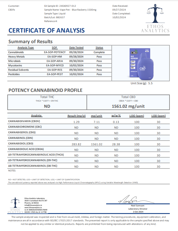 Lab Test Image
