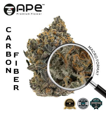 Carbon Fiber APE THCA Flower – Premium cannabis with unique flavor and high THCA potency, available for delivery.